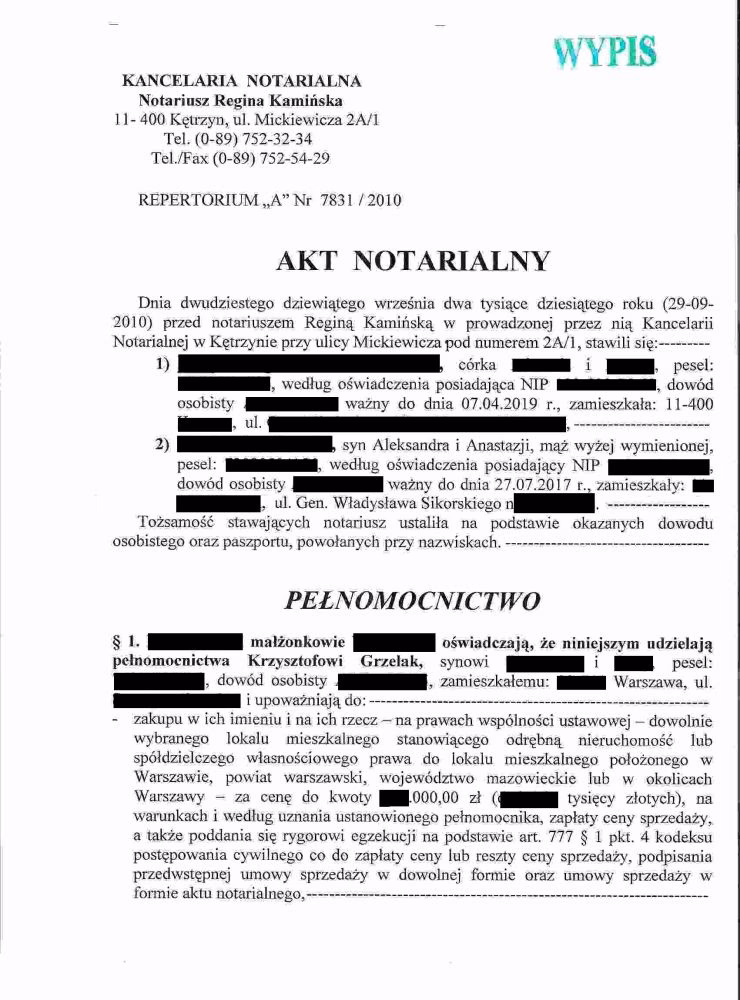 Na co uważać w akcie notarialnym?