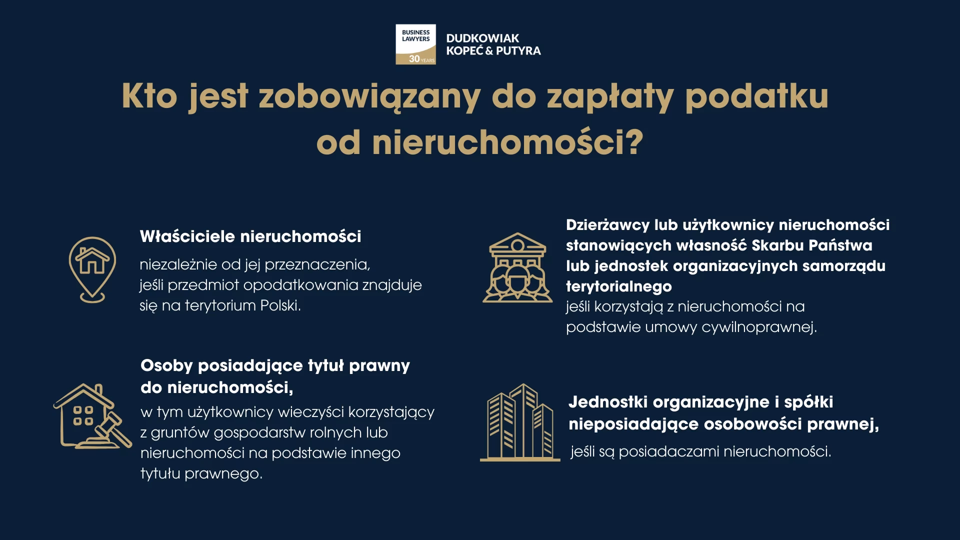 Skąd mam wiedzieć, czy przysługuje mi zwolnienie z podatku od nieruchomości?